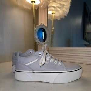 Purple Platform Sneakers